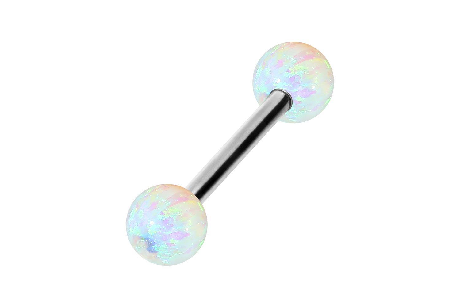 Chirurgenstahl Barbell Piercing SYNTHETISCHE OPALE